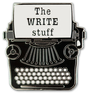 Typewriter Enamel Pin
