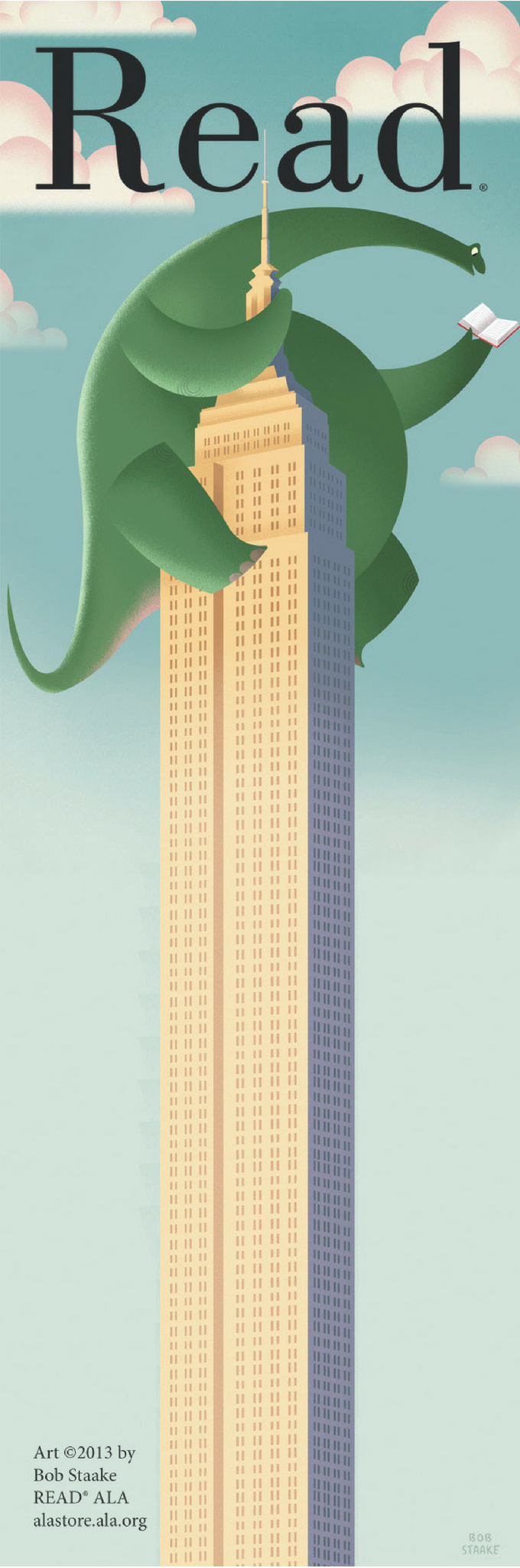 Brontosaurus Read Bookmarks – The Library Marketplace