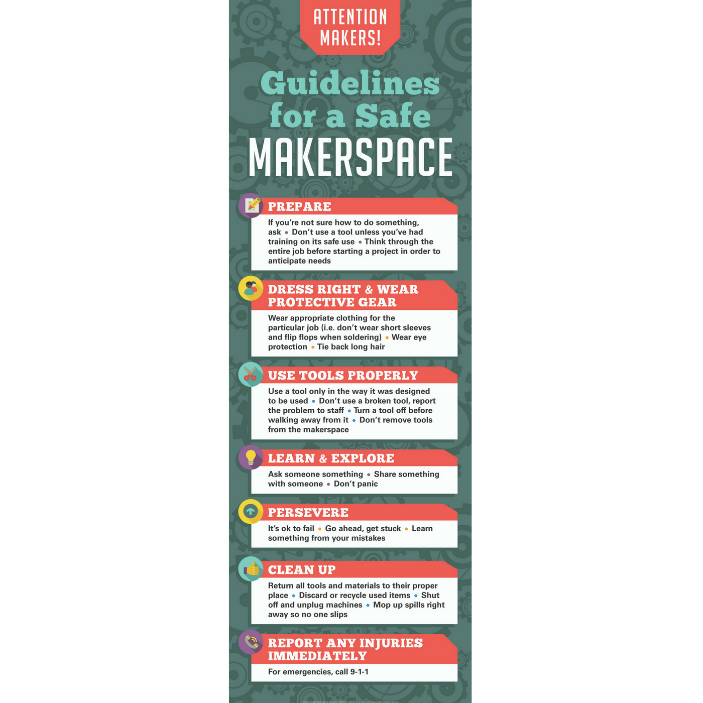 Makerspace Safety Poster – The Library Marketplace