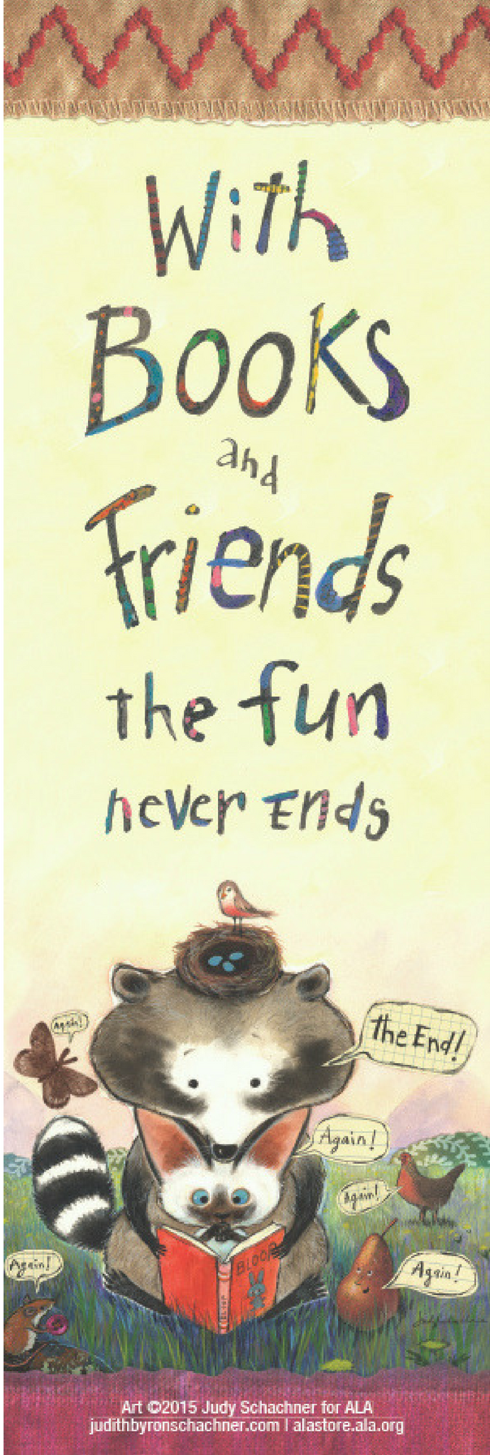 Books and Friends Bookmark