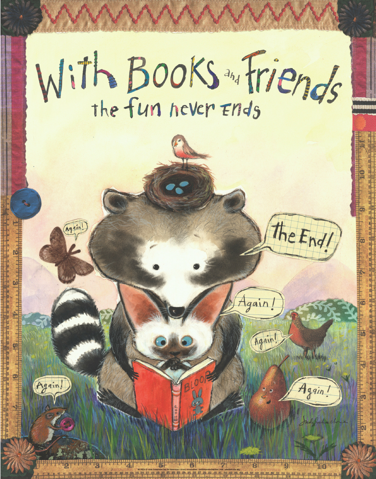 Books and Friends Poster