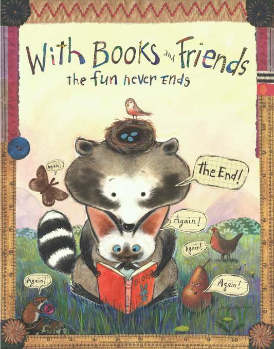 Books and Friends Poster