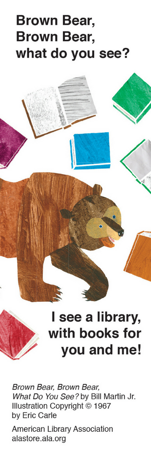 Brown Bear Bookmark