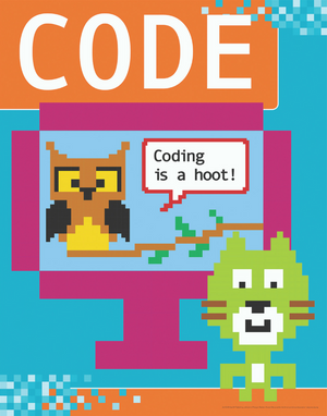 Coding is a Hoot Poster
