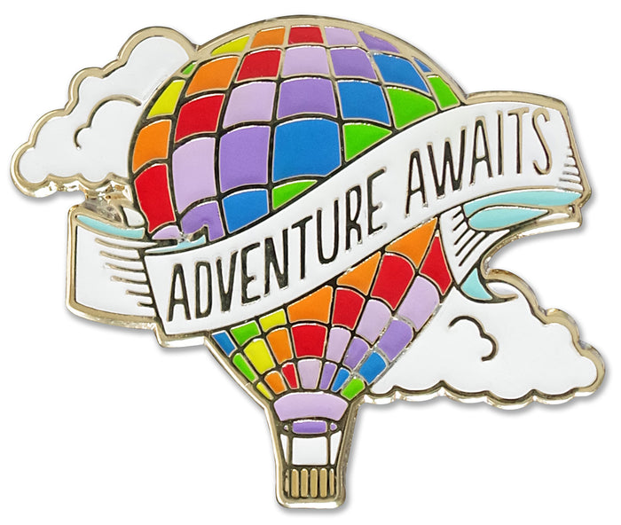 Adventure Awaits Enamel Pin