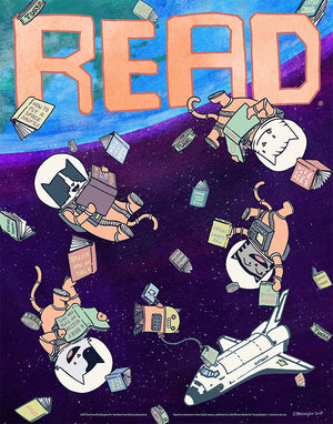 CatStronauts Poster-Poster-ALA Graphics-The Library Marketplace