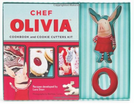 Chef Olivia Cookbook and Cookie Cutters Kit