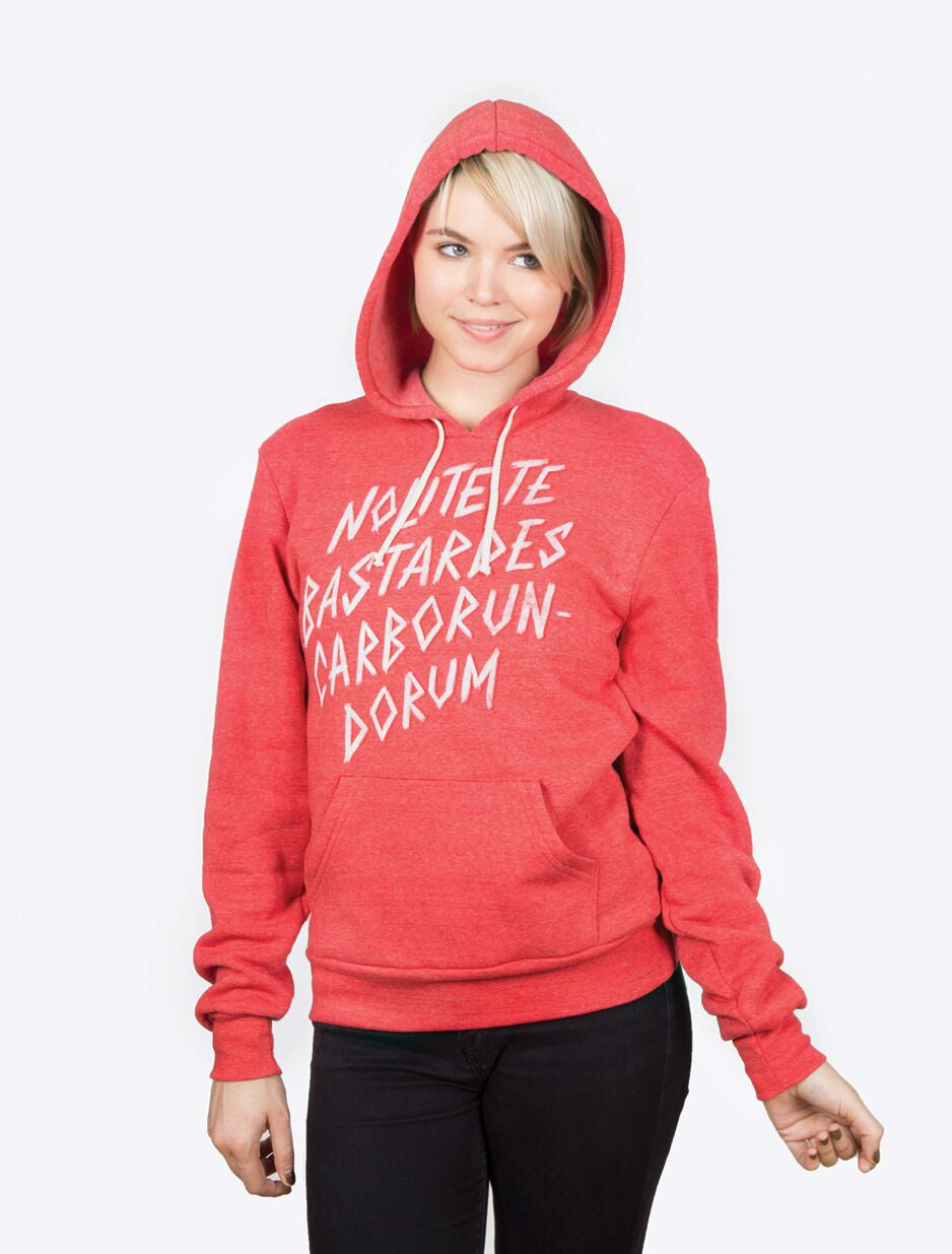 Nolite te bastardes carborundorum Unisex hoodie