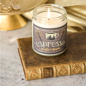 Espresso Candle - Coffee Soy Candle / Book Lover Candle