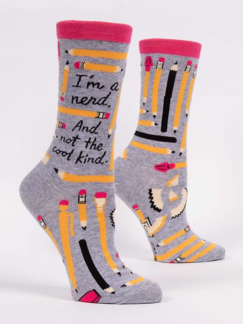 I'm a Nerd Women's Crew Socks