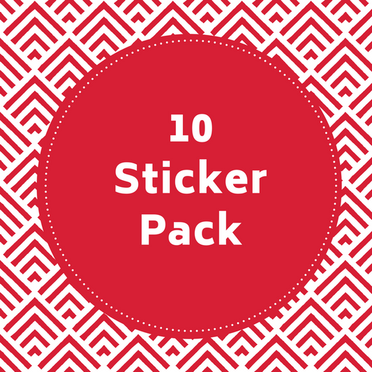 I Read Canadian&trade; Stickers 10/pack-Stickers-library.lust-The Library Marketplace