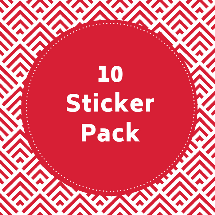I Read Canadian Stickers 10/pack