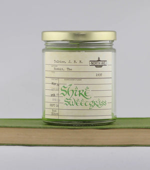 Shire Sweetgrass / The Hobbit / book candle