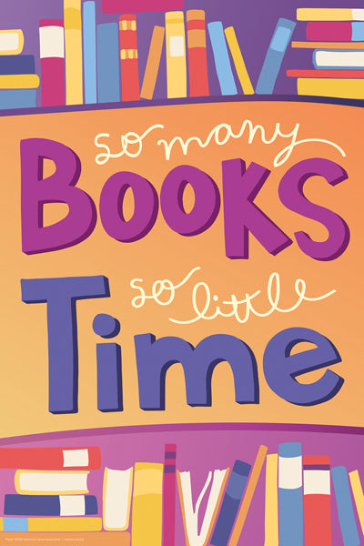 So Many Books Mini Poster – The Library Marketplace